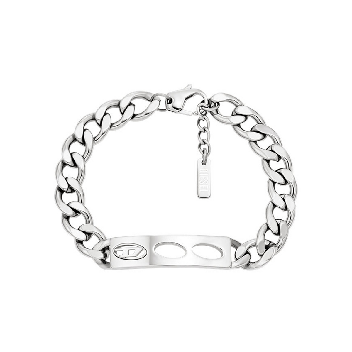 Diesel D Logo Stainless Steel Unisex Bracelet DX1663040