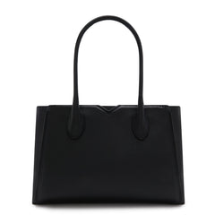 Isabel Bernard Honoré Cloe Midi Black Calfskin Leather Handbag IB25082-001