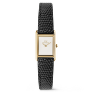 Daniel Wellington Bound Mini Black Lizard Doré Montre Femme DW00100903