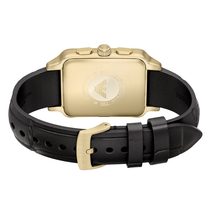 Emporio Armani Rectangular Black Dial Watch AR11753-zoom-