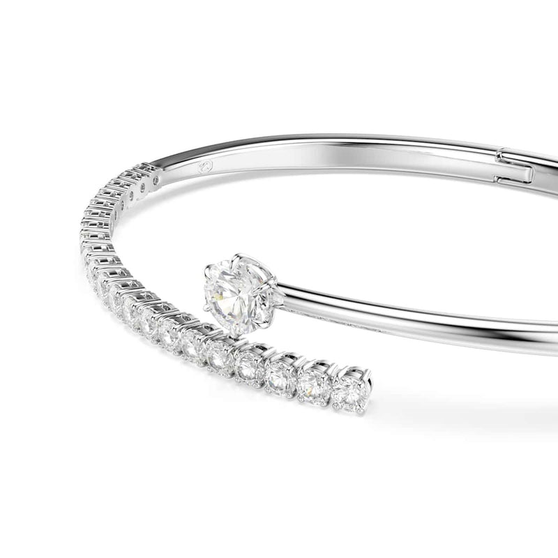 Swarovski Bracelet ouvert Matrix Crash argenté 5753571-zoom-