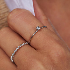 Violet Hamden Sisterhood Stone 925 Sterling Zilveren Ring VH33002-50 (Maat: 50)