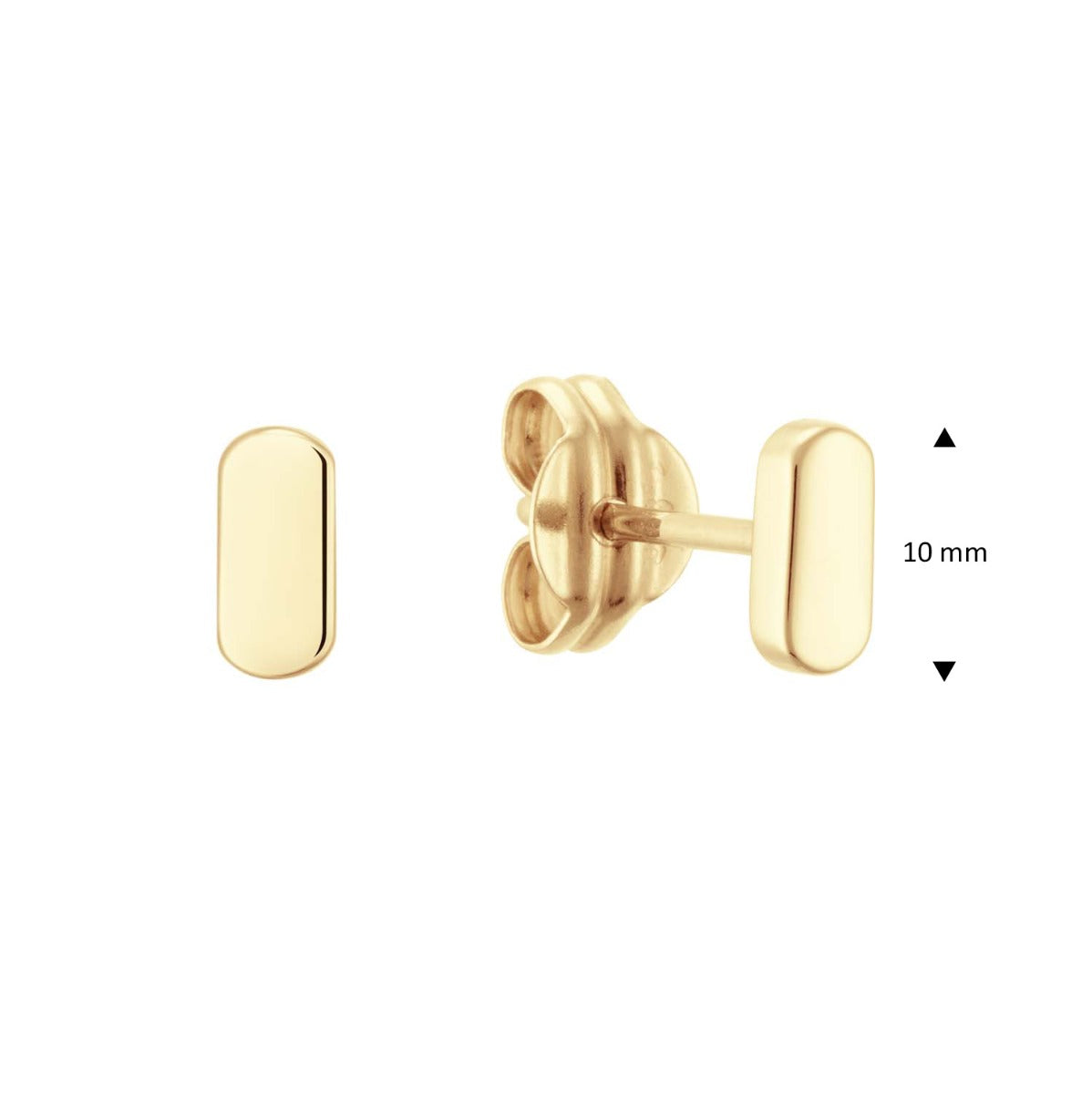 Jackie Gold Vivaldi 14 Karat Gold Ear Studs JKE24.477