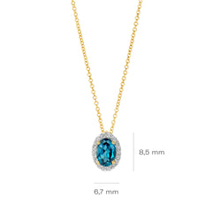 Blush Natural Diamonds 14 karat gold Necklace 3617YDL