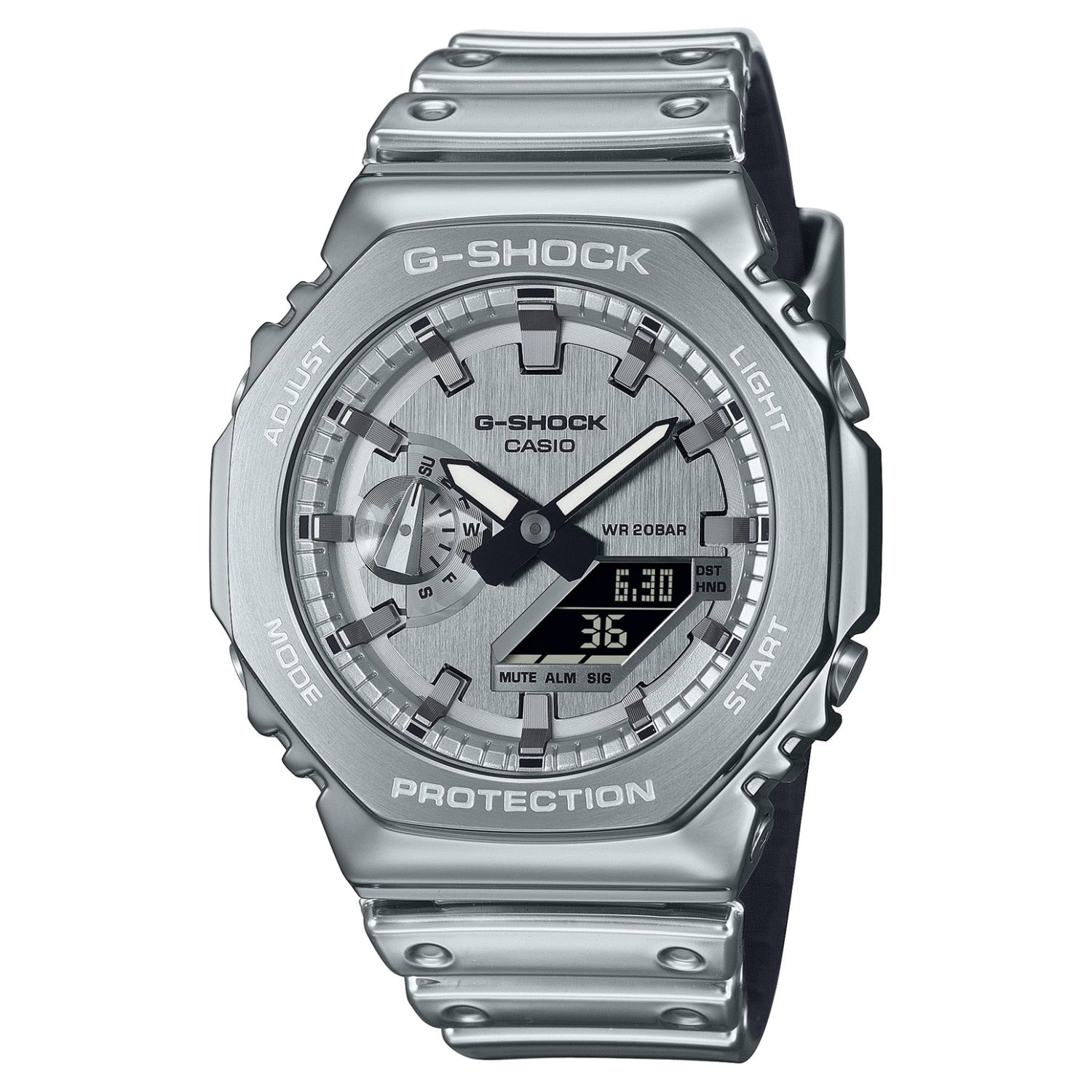 G-Shock Classic Silver Men's Watch GM-2100YM-8AER