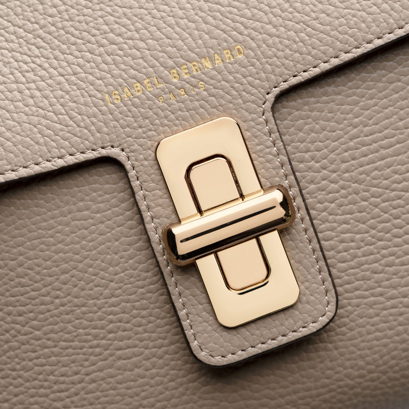 Isabel Bernard Femme Forte Sac à Main Taupe IB21127-078-zoom-