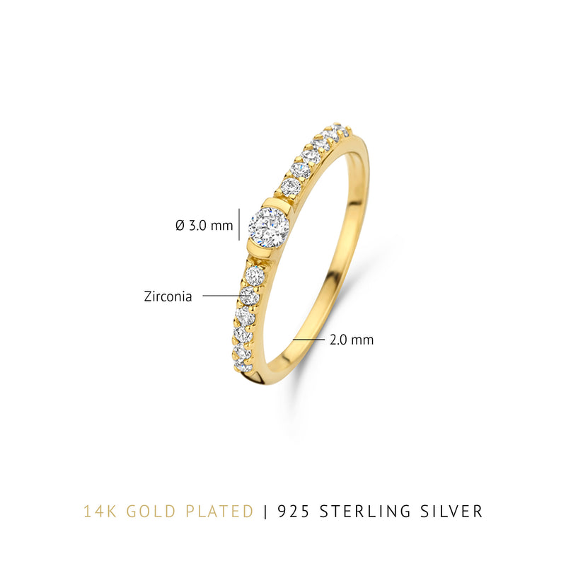 Parte Di Me Santa Maria Bague Plaqué or 14 carats PDM33026-60-zoom-