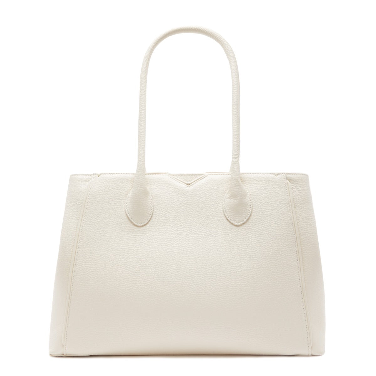 Isabel Bernard Honoré Cloe Crème Calfskin Leather Handbag IB25077