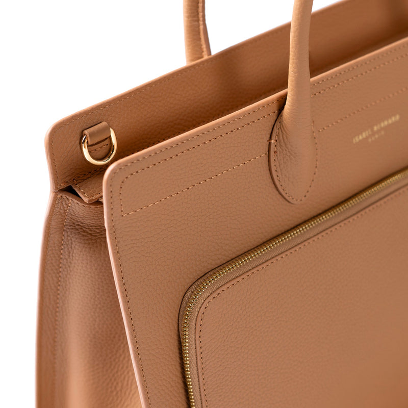 Isabel Bernard Honoré Sac à Main Marron IB25053-zoom-