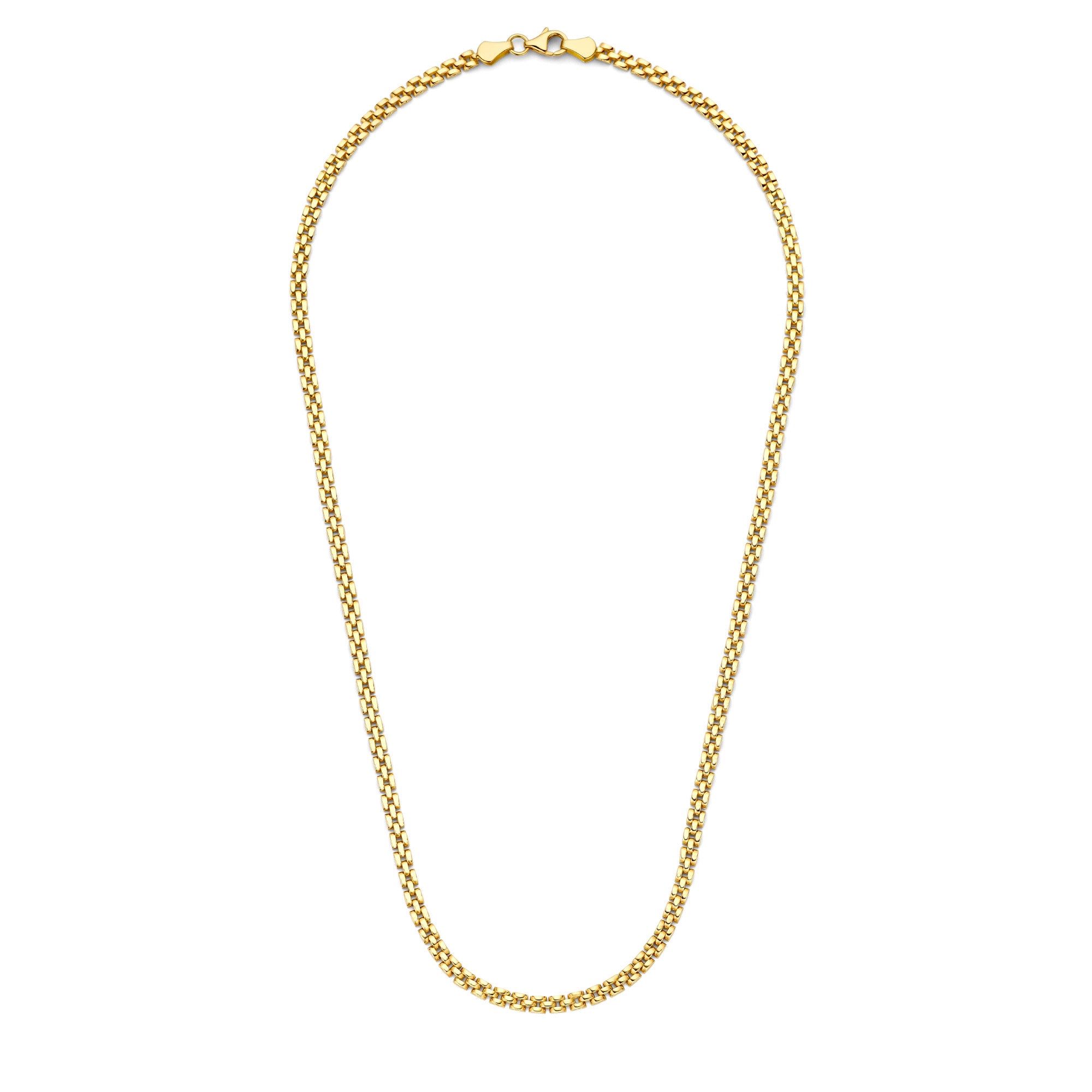 Isabel Bernard Aidee Rosine 14 Carat Golden Schakel Necklace IB340164