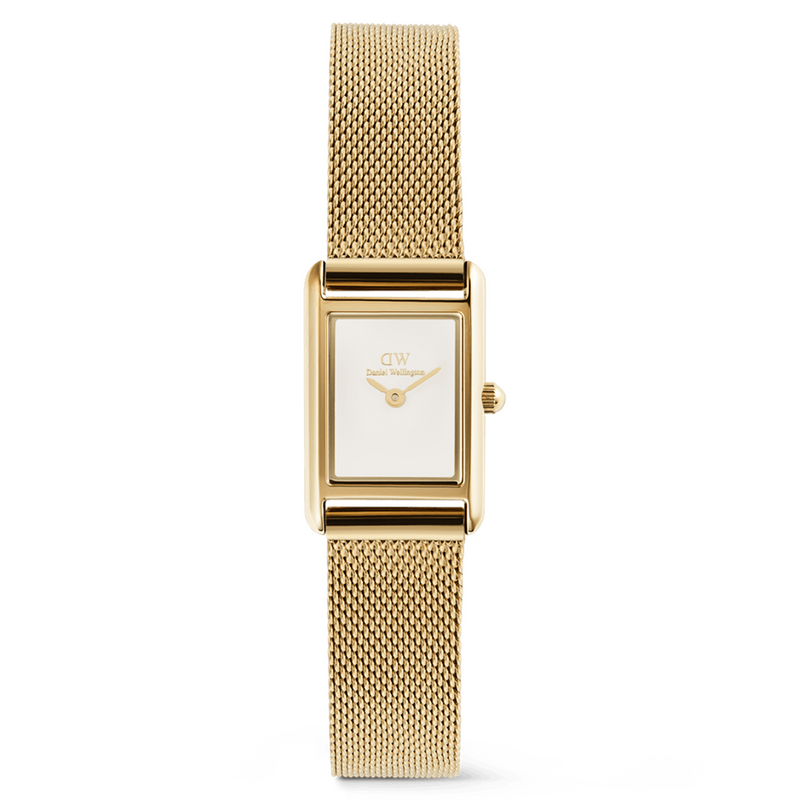 Daniel Wellington Bound Mini Evergold Blanc Montre Femme DW00100928-zoom-