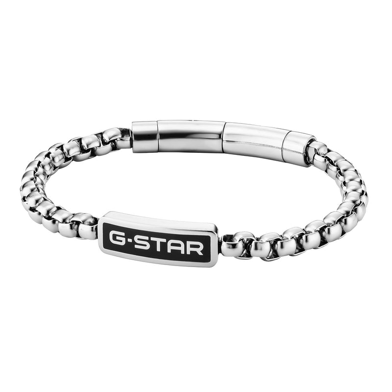 G-Star Floatcore Bracelet argenté Box Chain GSJ.100.02-zoom-
