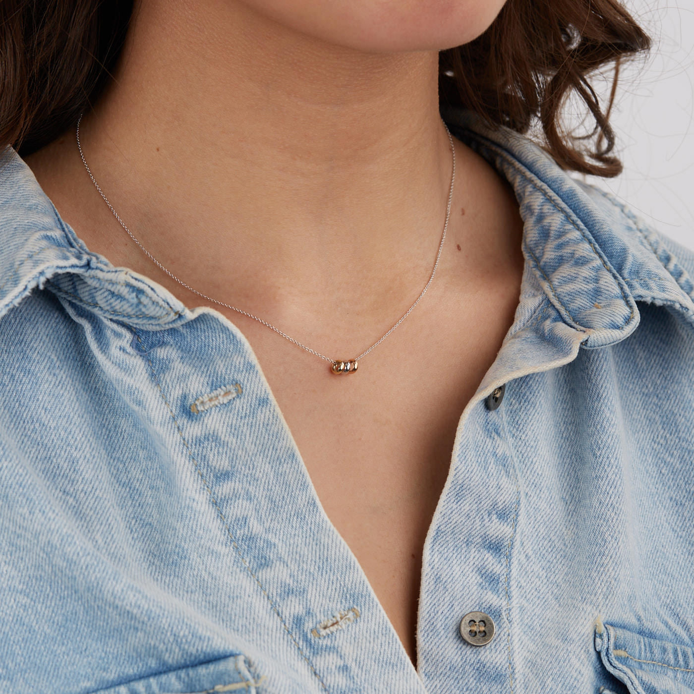 Blush Gold Necklace 3055WYR