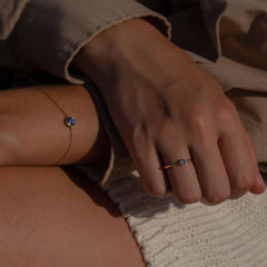 Violet Hamden Venus 925 Sterling Silver Gold-coloured BraceletwithBirthstone VH320010-JUN