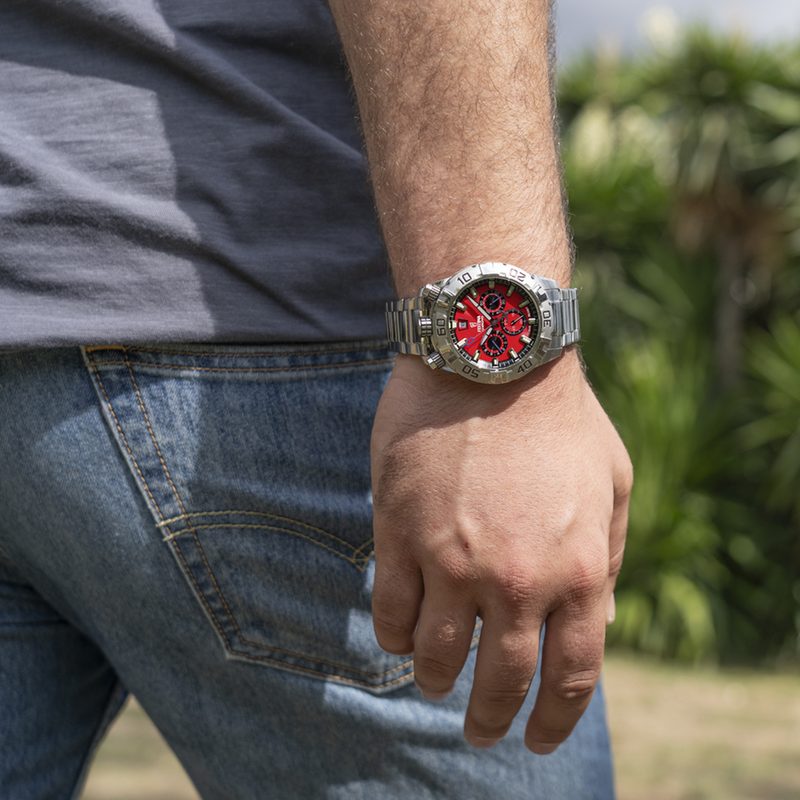 Festina Bullhead Red Chronograph Men's Watch F20743/5-zoom-