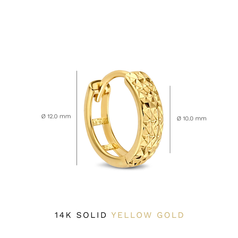 Isabel Bernard Rivoli Femmes Créoles Or 14 carats IB360142-zoom-