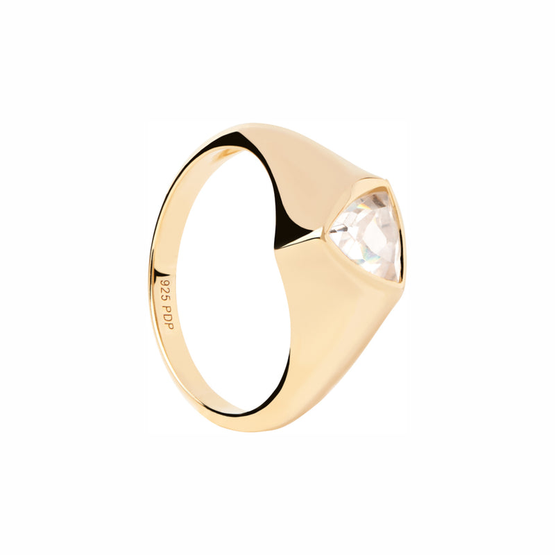 P D Paola The New Essentials Femmes Bague Plaqué or 18 carats AN01-986-10-zoom-