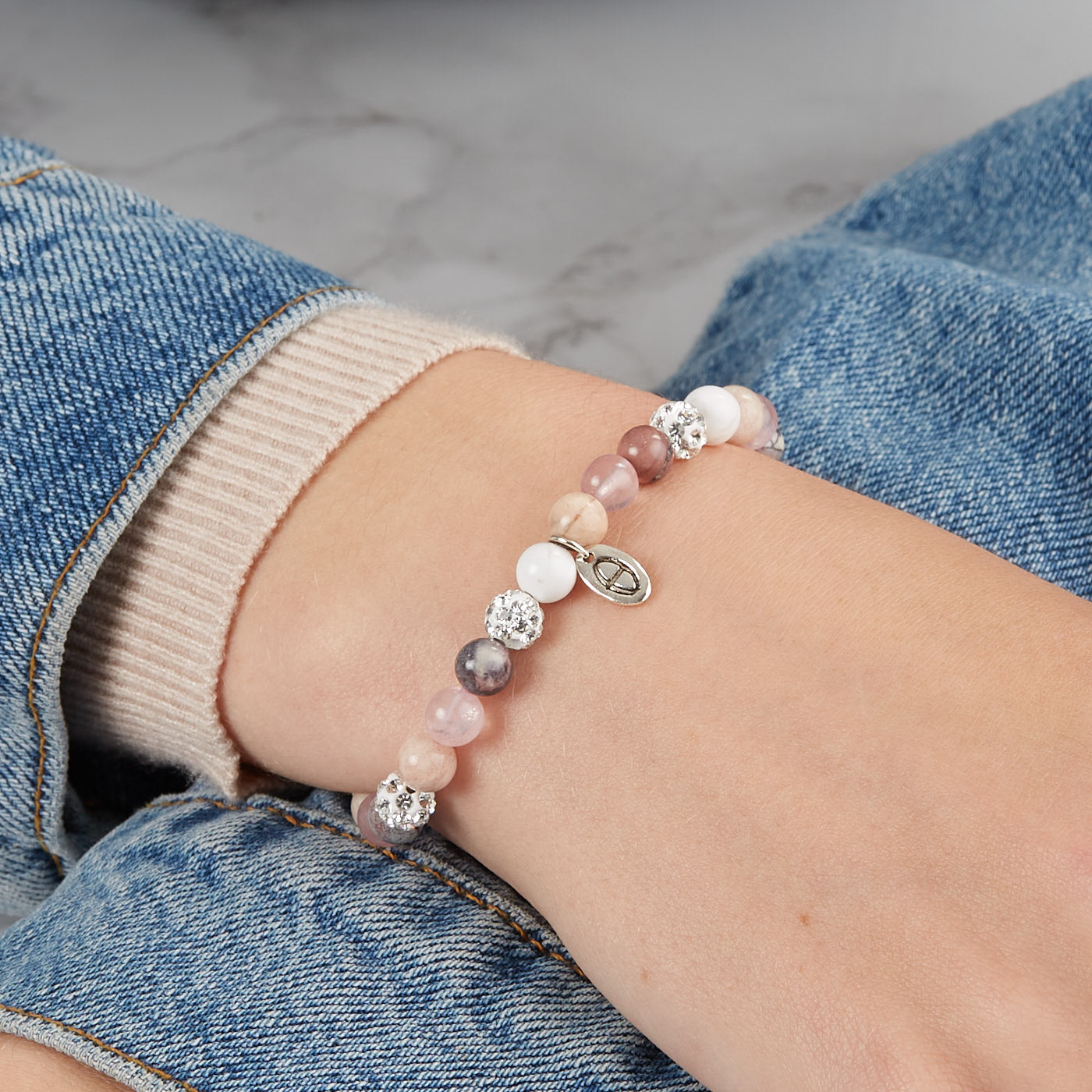 Karma Spiral Multi-coloured Bracelet 83440EL