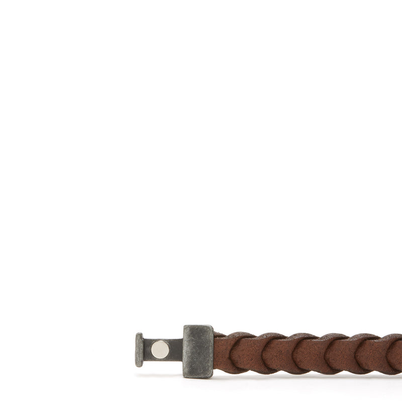 Josh Vintage Black Cognac Armband 24940-BRA-VB/COGNAC/L-zoom-