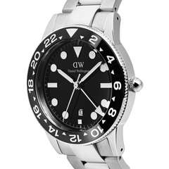Daniel Wellington Iconic Link Black Ceramic Bezel Men's Watch DW00100919