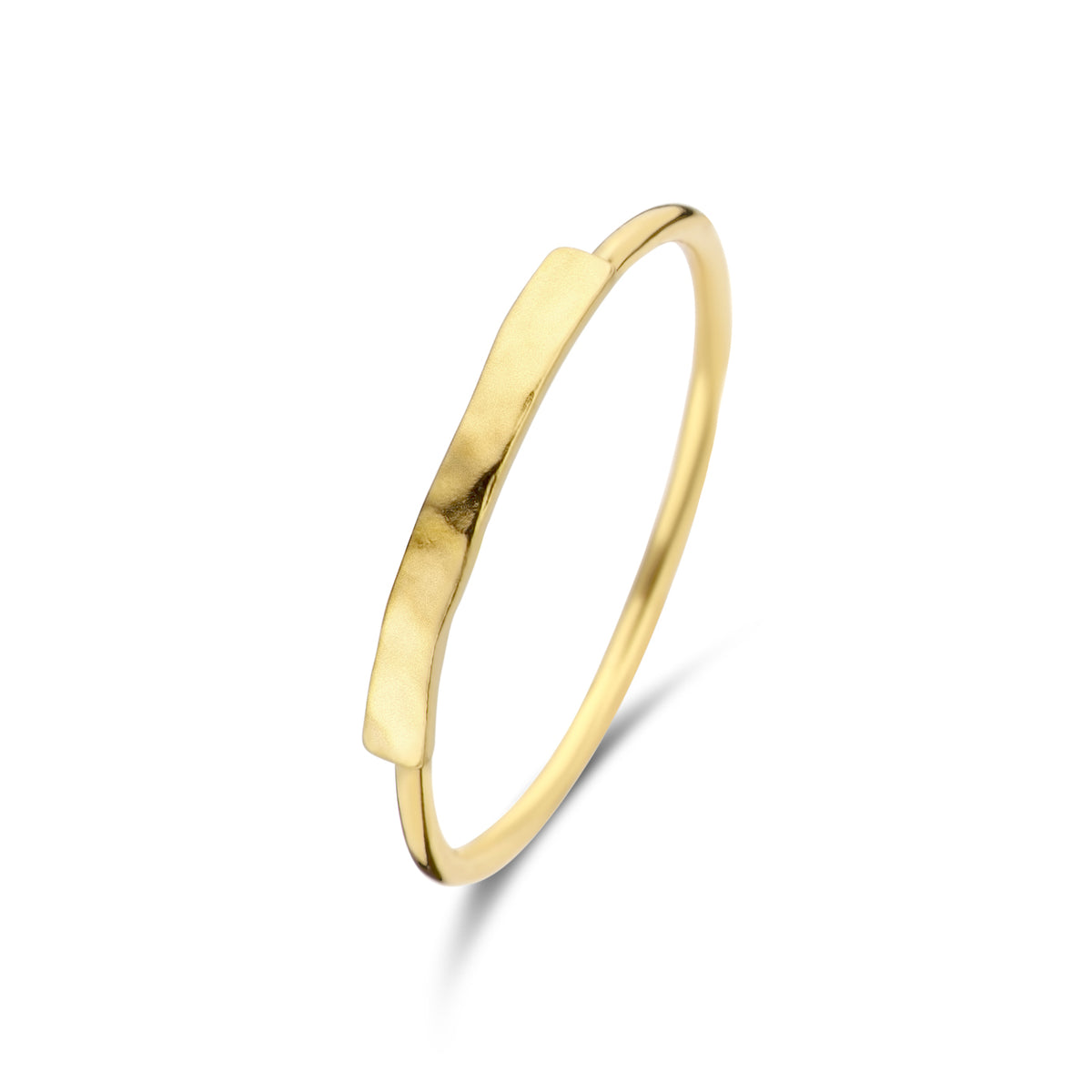 Violet Hamden Sisterhood Moonscape 925 Sterling Zilveren Goudkleurige Ring VH13029G-50 (Maat: 50)