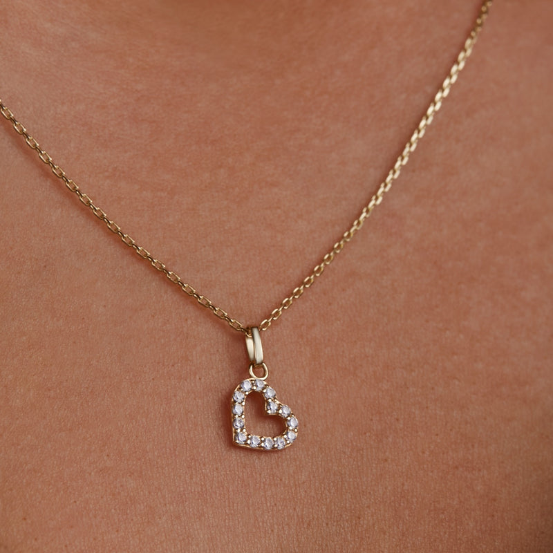 Beloro Jewels Monte Napoleone Collier Monte Napoleone Valentina 9 carats avec zircone BO340046-zoom-