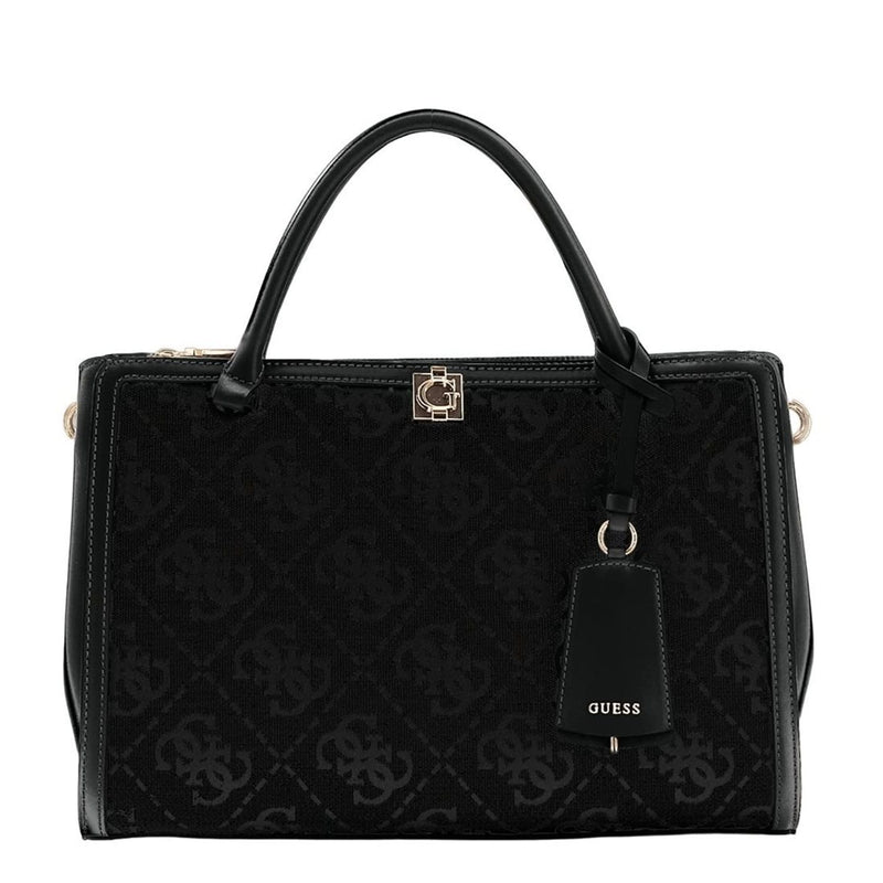 Guess Audrey Black Logo Sac À Main HWJG97-55070-BLO-zoom-