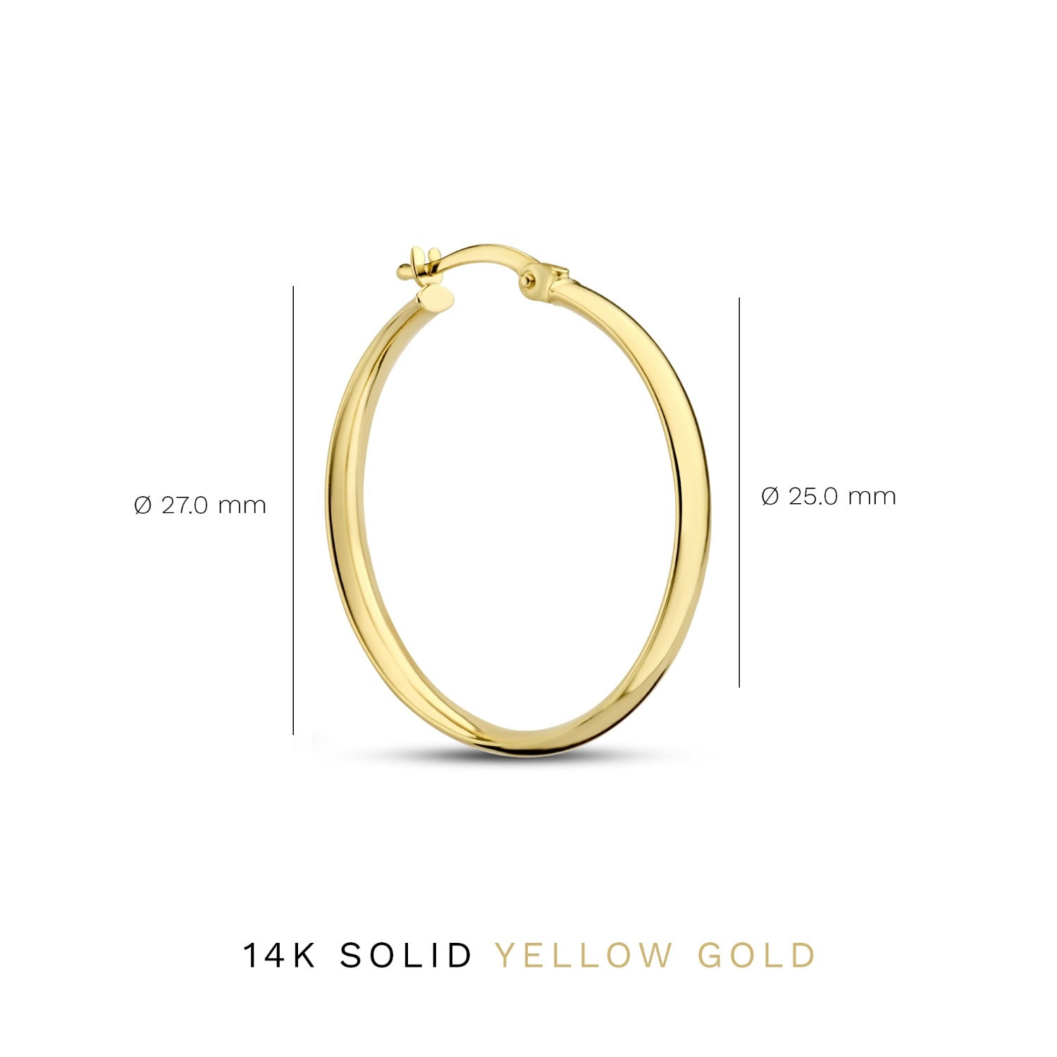 Isabel Bernard Cadeau d'Isabel 14 Carat Golden Earrings Set IB90149