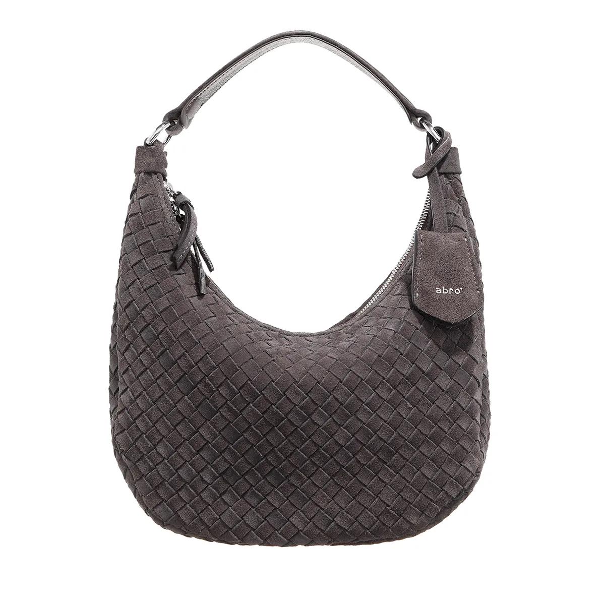 Abro Nana Grey Leather Hobo bag 2001-A0629116