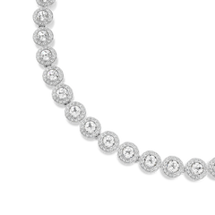 Swarovski Una Silver Coloured Necklace 5727095