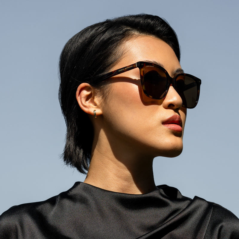 Isabel Bernard La Villette Femmes Lunettes de Soleil Marron IB400007-14-14-zoom-