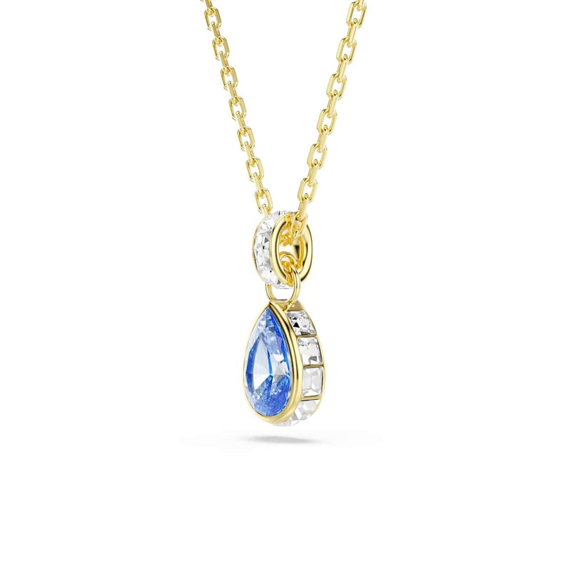 Swarovski Collier Chroma Gold avec pendentif en cristal bleu 5757786-zoom-