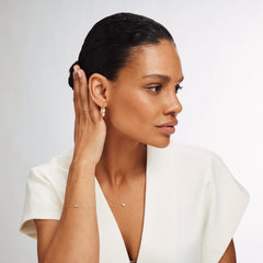 Isabel Bernard Cadeau d'Isabel 14 Carat Whitegold Necklace and Bracelet giftset IB90030