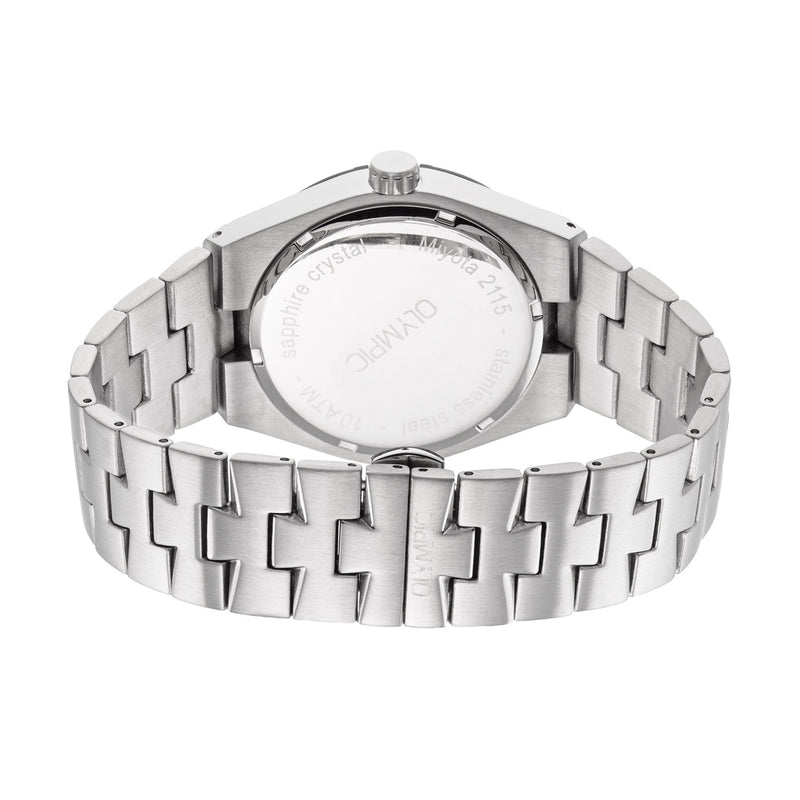 Olympic Legacy Montre Pour Homme Argentée et Blanche OL75HSS004-zoom-