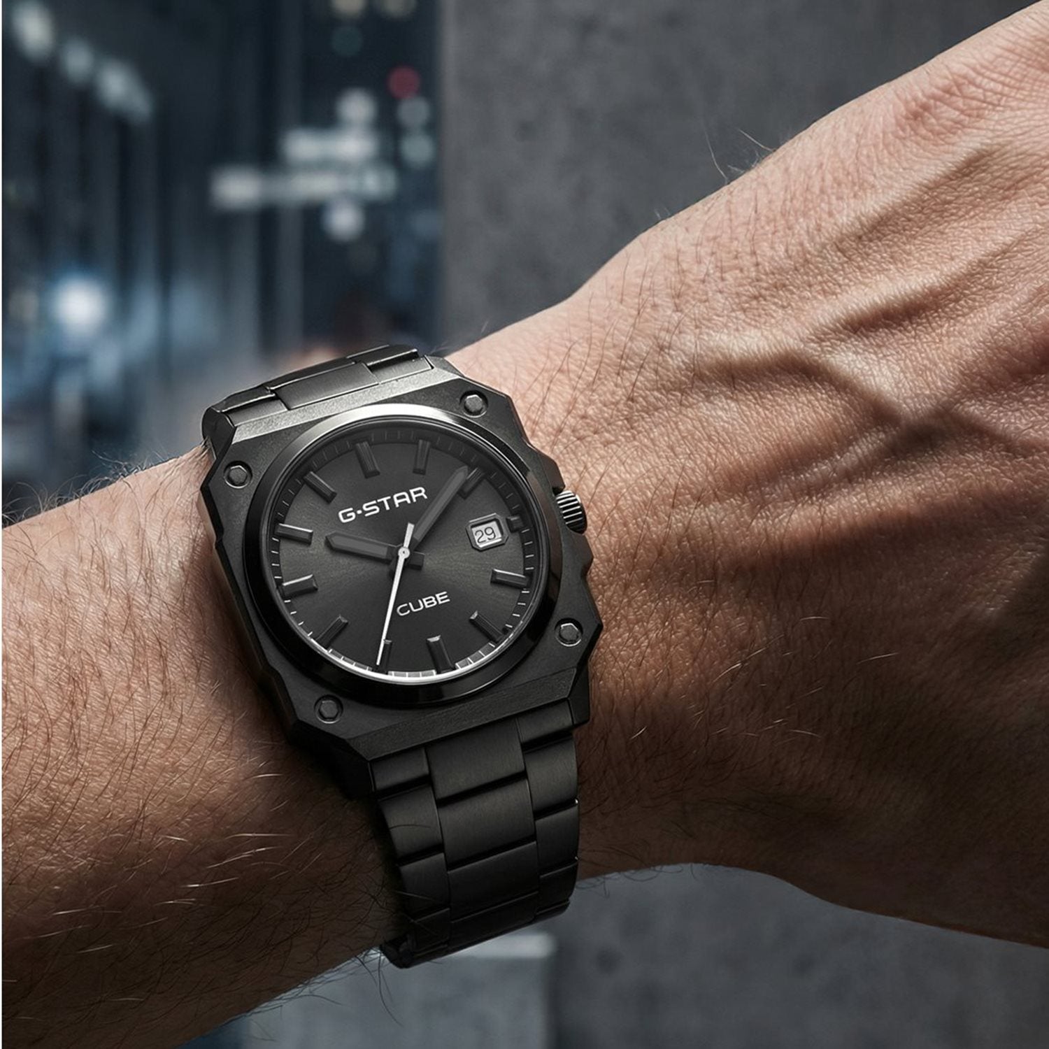 G-STAR Cube Black Men's Watch GSW.508.06
