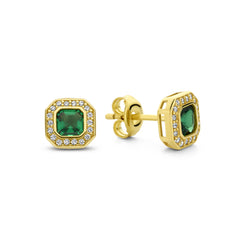 Beloro Jewels Monte Napoleone Sofia 9 carat gold Ear Studs BO360047