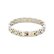 Tommy Hilfiger Acier Inoxydable Bicolore Homme Bracelet Chaîne TJ2790683