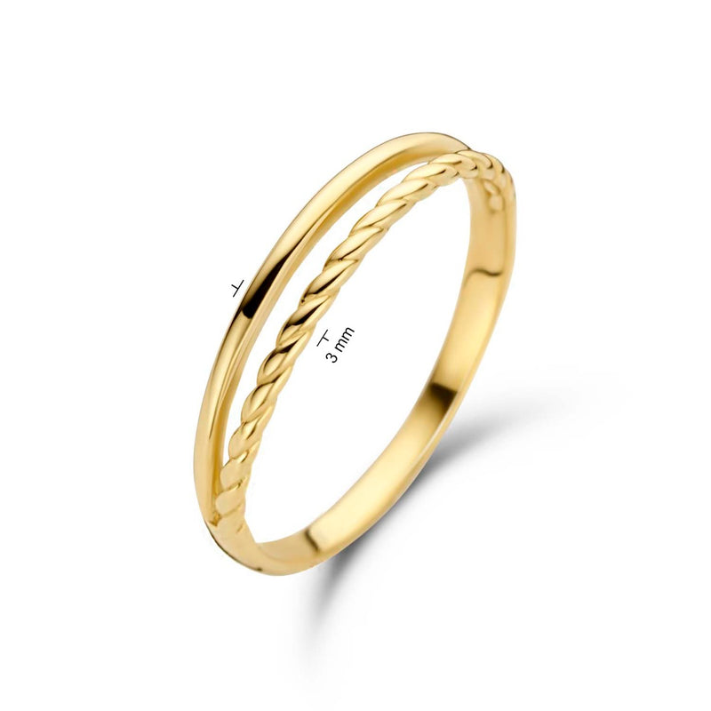 Jackie Gold Bague Or 14 carats JKR20.026.52-zoom-