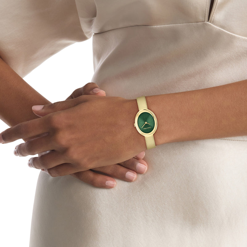 Calvin Klein Twisted Bezel Groen Dames Horloge 2002-CK25100152-zoom-