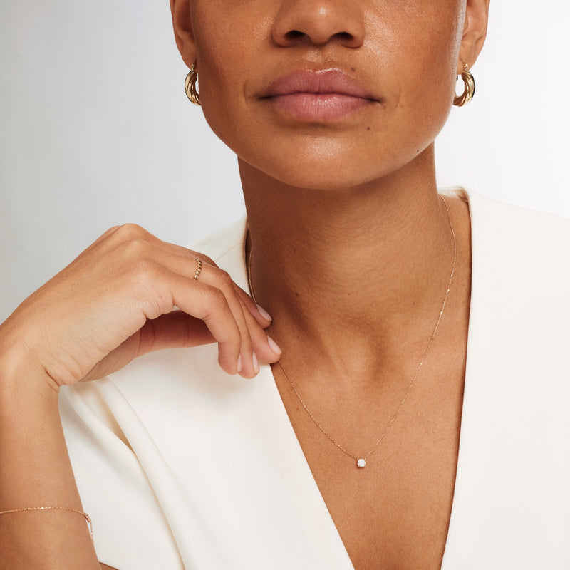 Isabel Bernard La Concorde Collier Or rose 14 carats IB340142-zoom-