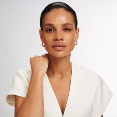 Isabel Bernard Cadeau d'Isabel 14 Carat Golden Necklace and Bracelet Giftset IB90094