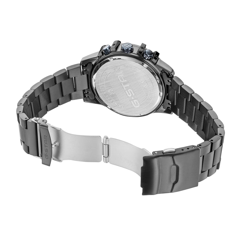 G-STAR Bend3D Montre Homme Noire avec Cadran Bleu GSW.505.05-zoom-