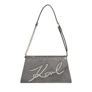 Karl Lagerfeld Silver Crossbody Bag 2001-A0491523