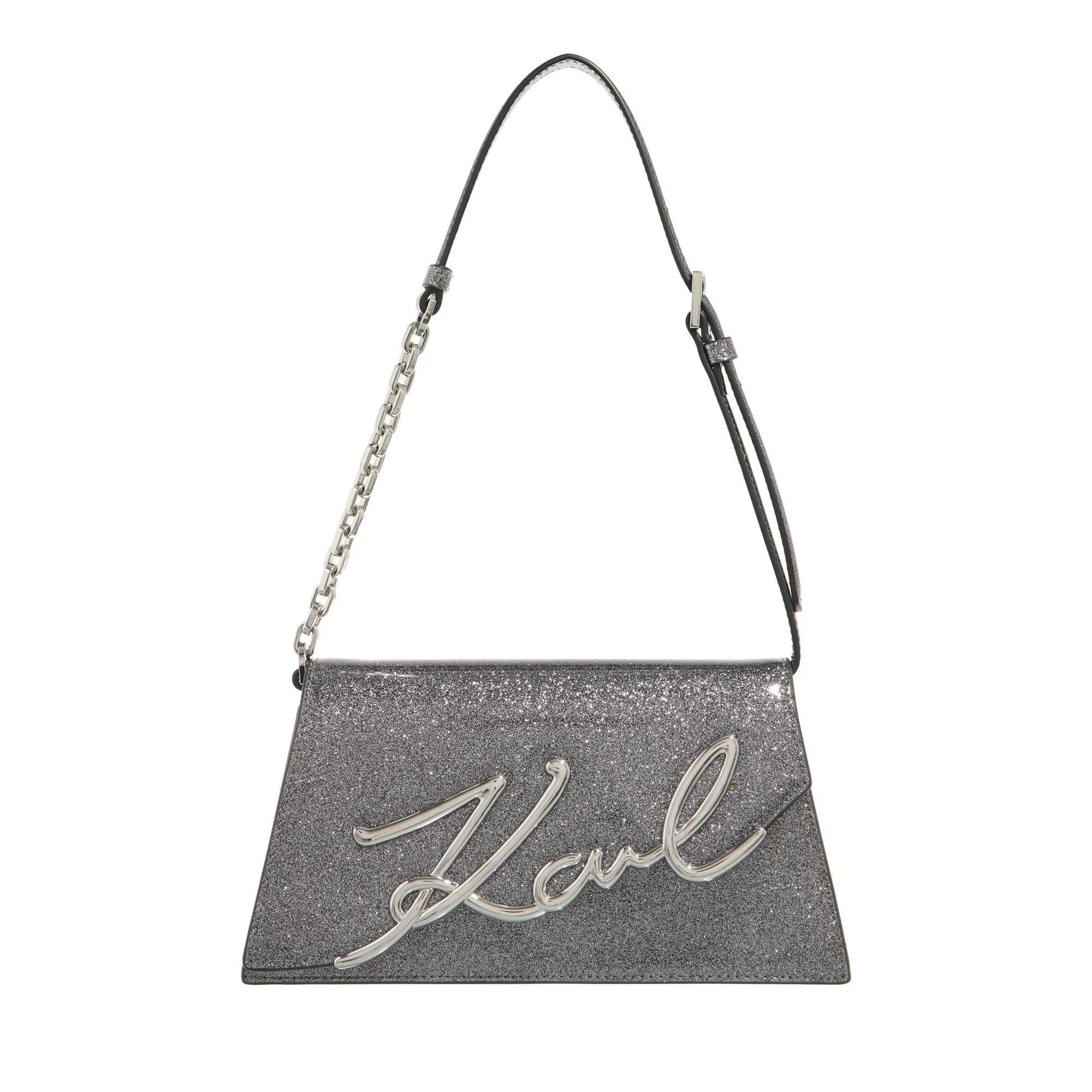 Karl Lagerfeld Silver Crossbody Bag 2001-A0491523