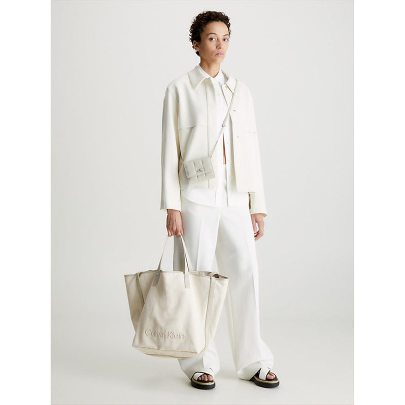 Calvin Klein Femmes Cabas Gris K60K610432PEA-zoom-