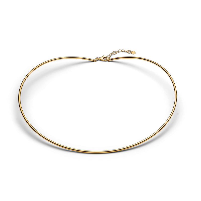 Pandora Moments Collier Tubular Choker Plaqué Or 364705C00-M-zoom-