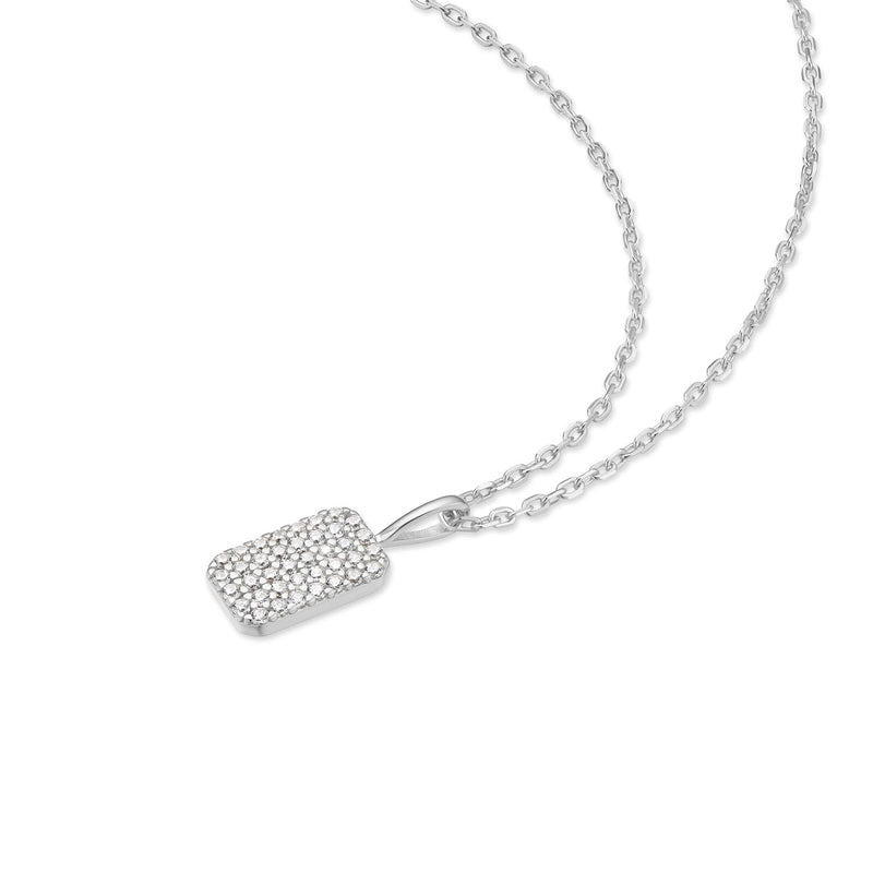 Ania Haie Sunny Sparkler Collier Pendentif Pavé D'Argent AH-N064-01H-zoom-