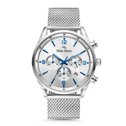 Mats Meier Grand Cornier Chronograph Men's Watch Silver Colored MM00135