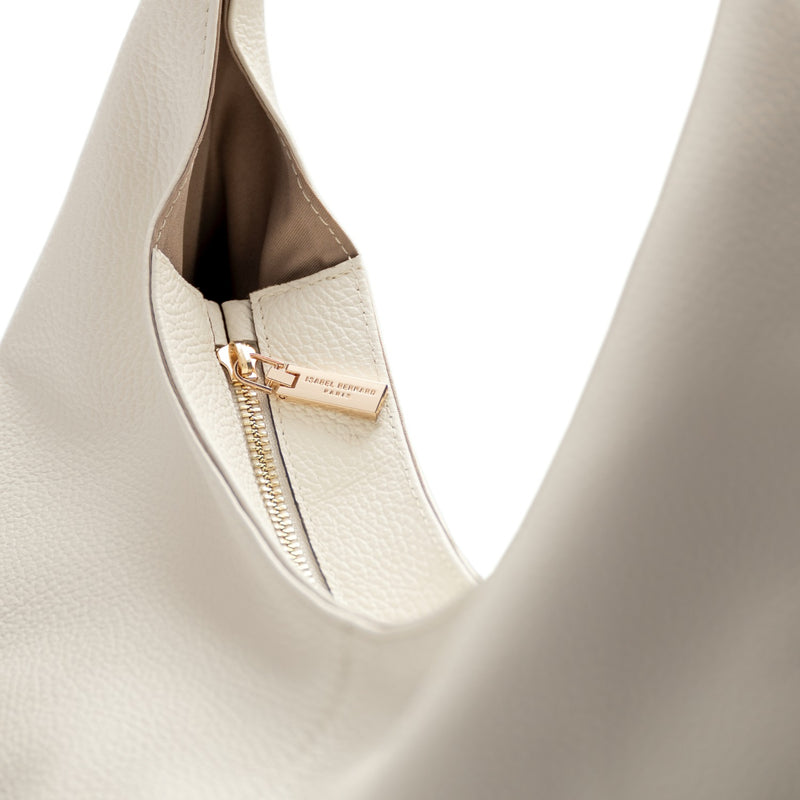 Isabel Bernard Honoré Grace sac bandoulière en cuir crème de veau IB25093-070-zoom-