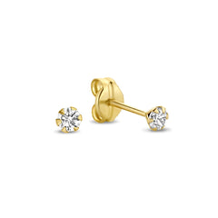 Isabel Bernard Le Marais De Buci 14 Carat Golden Ear Studs IB360234